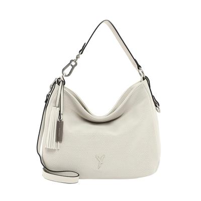 Beuteltasche SURI FREY "Beutel SFY Romy", Damen, Gr. B/H/T: 33cm x 20cm x 15cm 0, weiß (ecru 320), PVC, Taschen Beuteltasche