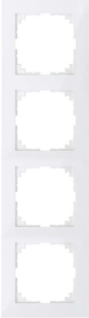Merten Cadre 4 fois blanc polaire MEG4040-3619 (MEG4040-3619)
