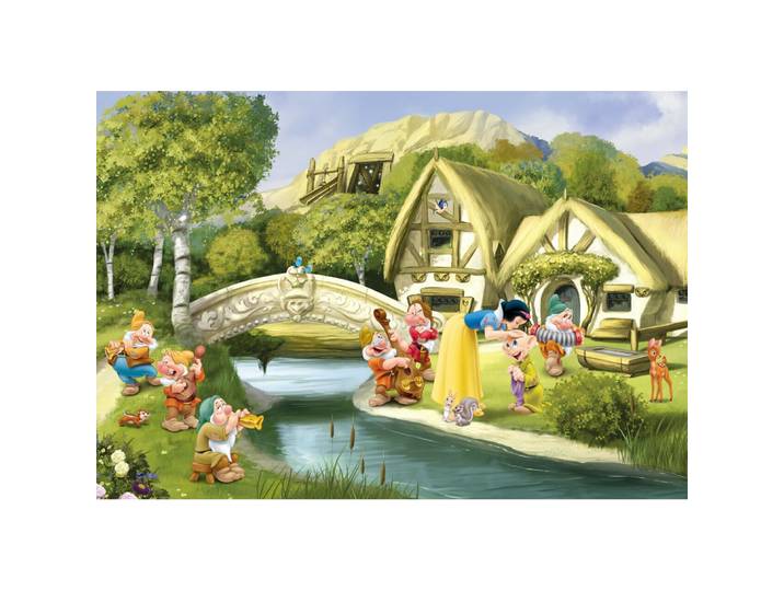 Komar - Papier Peint Photo Blanche Neige Et Les 7 Nains Disney 368cm X 254cm