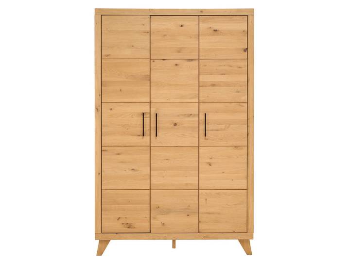 Jimmylee Babykleiderschrank Berta, Eichefarben, Holz, Eiche, Hartholz,Hartholz, 131x206x61 cm, Babymöbel & Kindermöbel, Babyzimmer, Babyzimmer-Serien