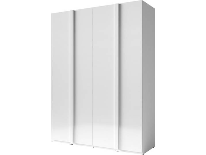 Armoire 4 Portes 180cm collection VERONA. Coloris blanc brillant