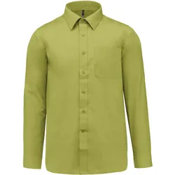 Kariban Herren Popeline Hemd 'Jofrey' langarm K545 burnt lime 3XL