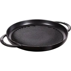 STAUB Grillpfanne Staub 30 cm Gusseisen Schwarz
