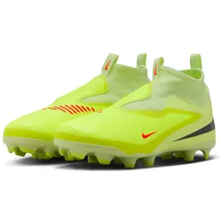 NIKE Jr. Phantom 6 Academy FG/MG Fußballschuhe Kinder 800 - hyper crimson/black-limelight 38.5