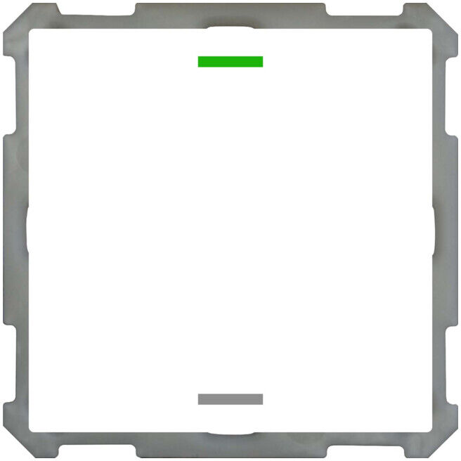MDT technologies Taster Light 63 1 bouton RGBW, blanc mat/brillant, neutre BE-TAL63T1.01 (BE-TAL63T1.01)