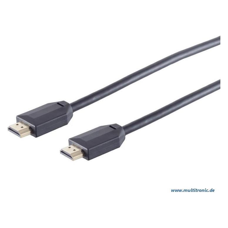 Brackton 10K Ultra High Speed HDMI 2.1 Kabel 1.0m St/St Auflösung bis zu: 10K (120Hz), 8K (120Hz), 5K (120Hz) (1 m) (HD10-SKB-0100.B)