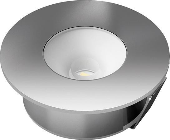 Halemeier Star Point Overstromingslamp, Chrom, 12VDC, 1.2W, 1.8 meter, Model LTG M1