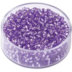 6x Knorr Prandell Rocailles 2,5 mm orchidee VE=13g