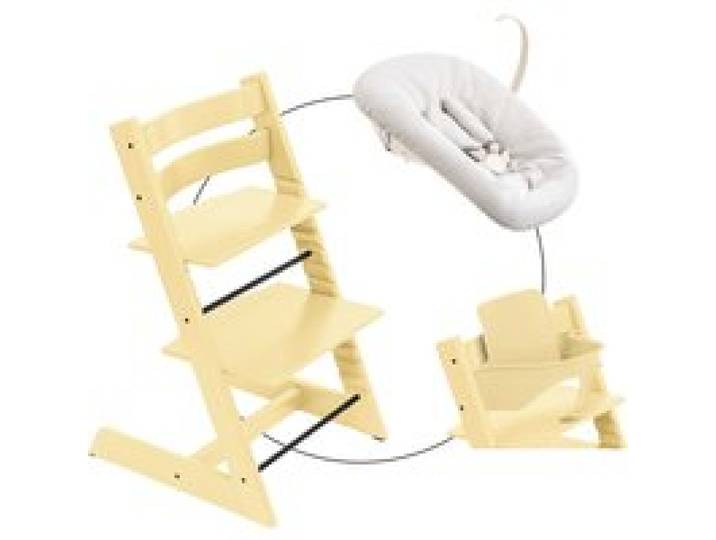Bundle Treppenhochstuhl inklusive Newbornset Vanilla White & Babyset