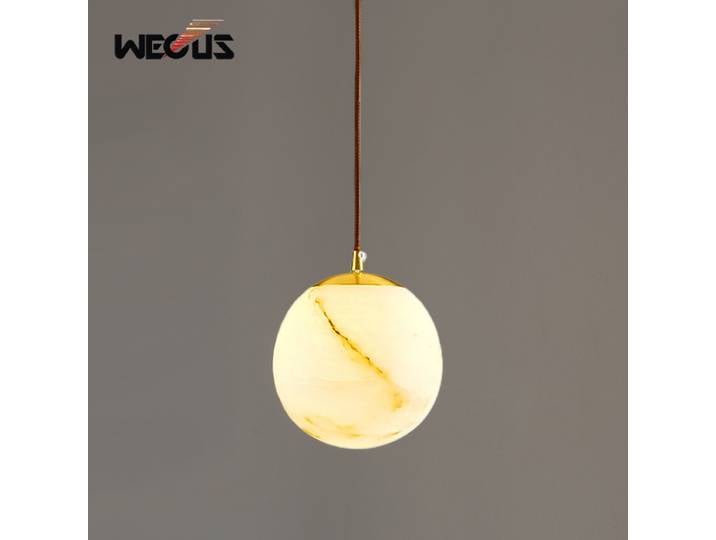 Nordique marbre chambre principale chevet salle à manger petite suspension moderne minimaliste concepteur créatif suspendu fil lumière