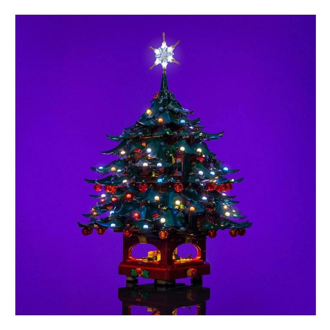 Light my bricks LMB 2.0 LED Licht Set für LEGO 41843 Familien-Weihnachtsbaum (Mehrfarbige LEDs) (41843)
