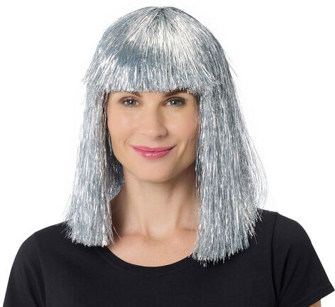 Perücke "Lametta", silber