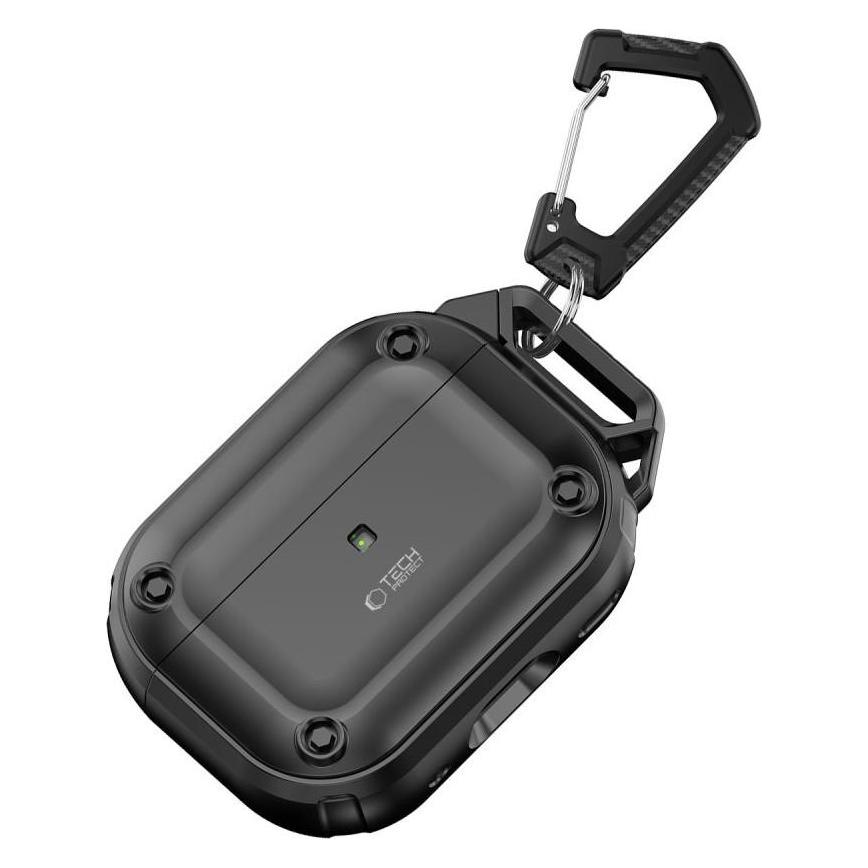 Tech-Protect ROUGH HOOK Apple AIRPODS PRO 1 / 2 BLACK (Kopfhörer Hülle) (26265-0)