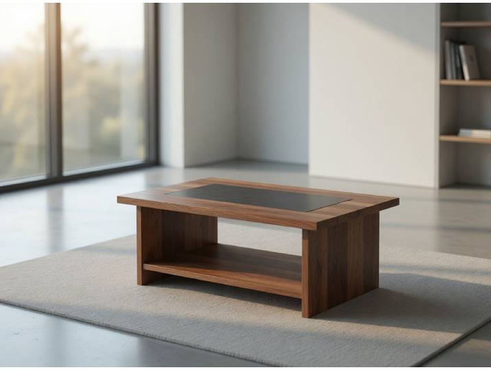 JVmoebel Couchtisch Eleganter Couchtisch aus Holz für jedes Wohnzimmer, Made in Europa