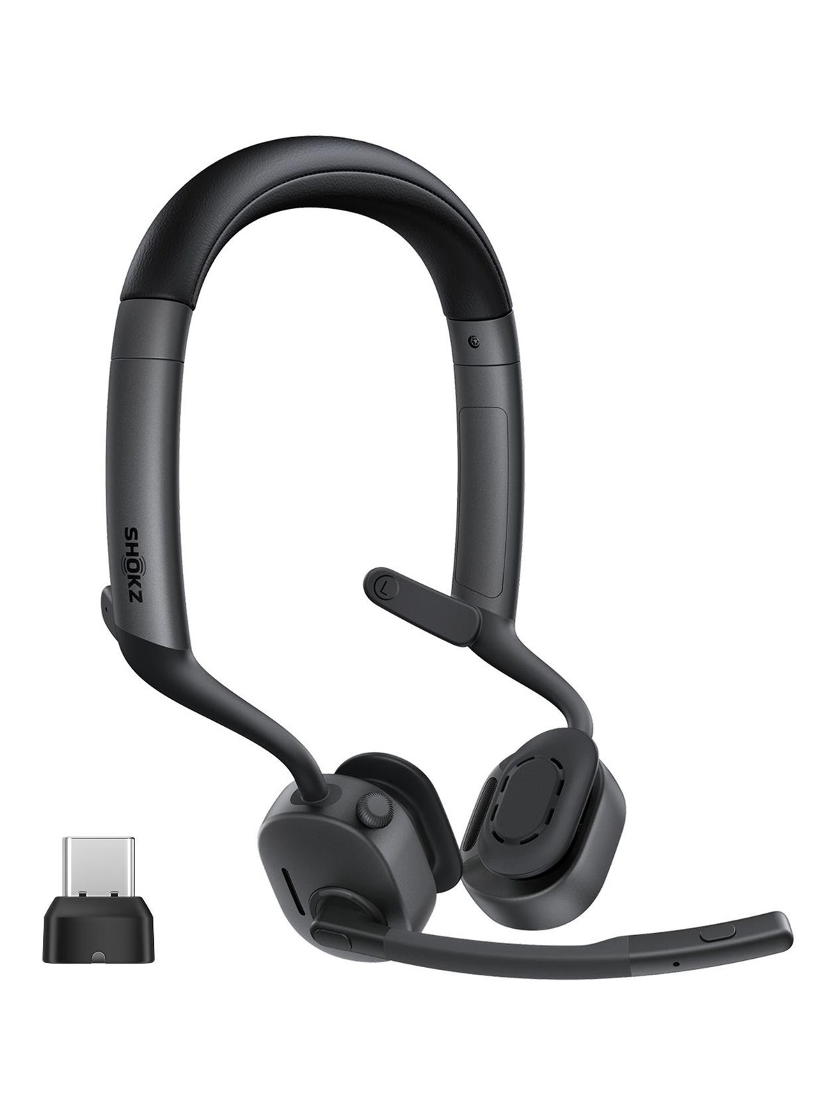 Shokz OpenMeet2 UC with USB-C adapter