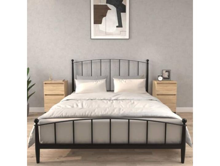 HEFZGDB Nachttische 2 STK. Sonoma-Eiche 40x35x70 cm mit viel Stauraum und langlebigem Holzwerkstoff für Schlafzimmer und Wohnraum