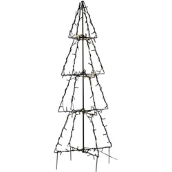 Star Trading, Weihnachtsbeleuchtung, LED Weihnachtsbaum 90 cm Foldy