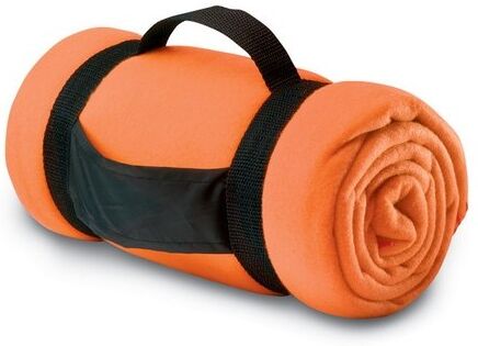 Couverture personnalisée polaire Stavenger PET orange