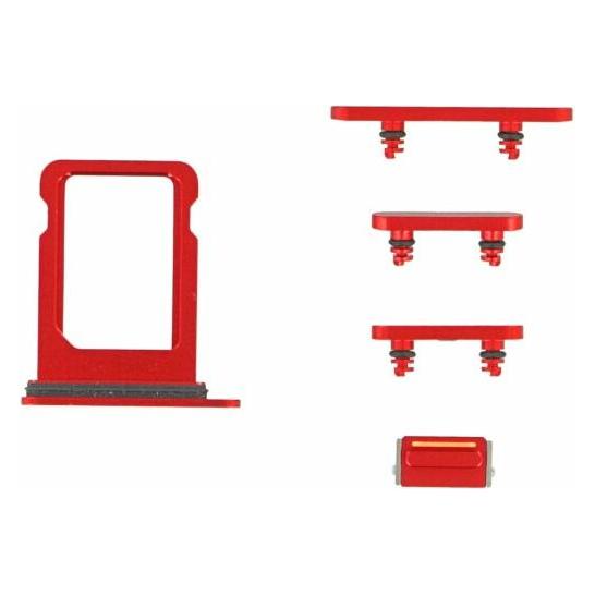 OEM Button Set für iPhone 12 Mini rot (Apple iPhone 12 mini) (25446262)