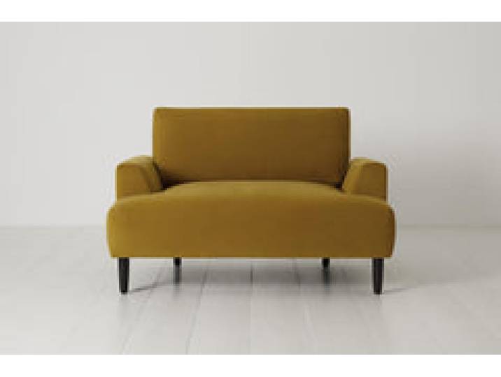 Loveseat Model 05, Senfgelb