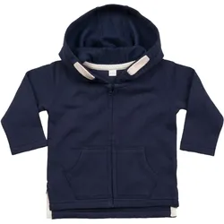 Babybugz Kinder Baby Kapuzen Sweatjacke Baby-Sweatjacke BZ32 nautical navy 2-3 years