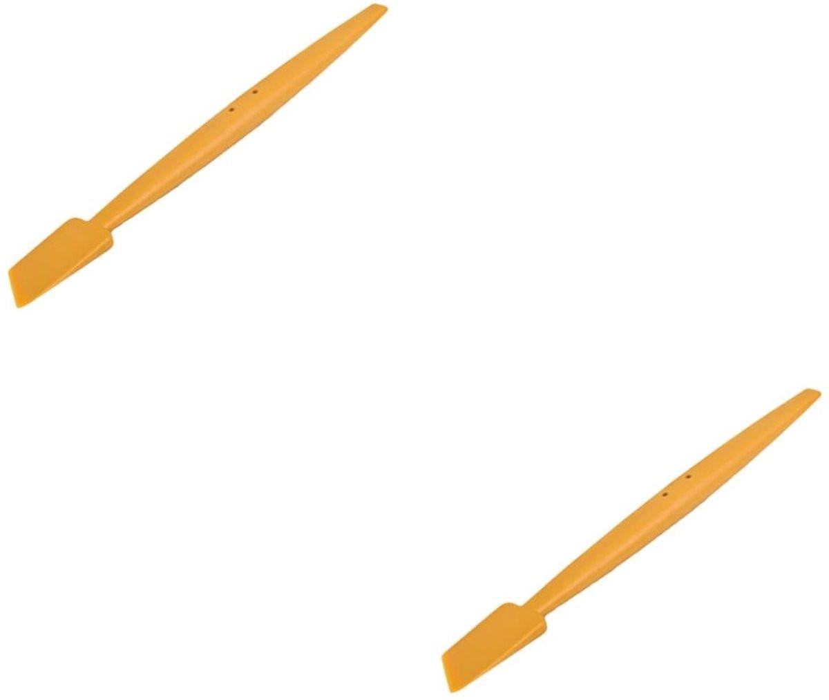 Foliewisser Set - 2 stuks - Geel - Rakel hulpmiddel voor voertuig wrappen met interne magneet