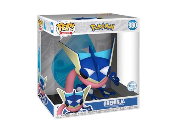 Pokémon Greninja (Jumbo POP!) vinylfiguur 980 Funko Pop! meerkleurig