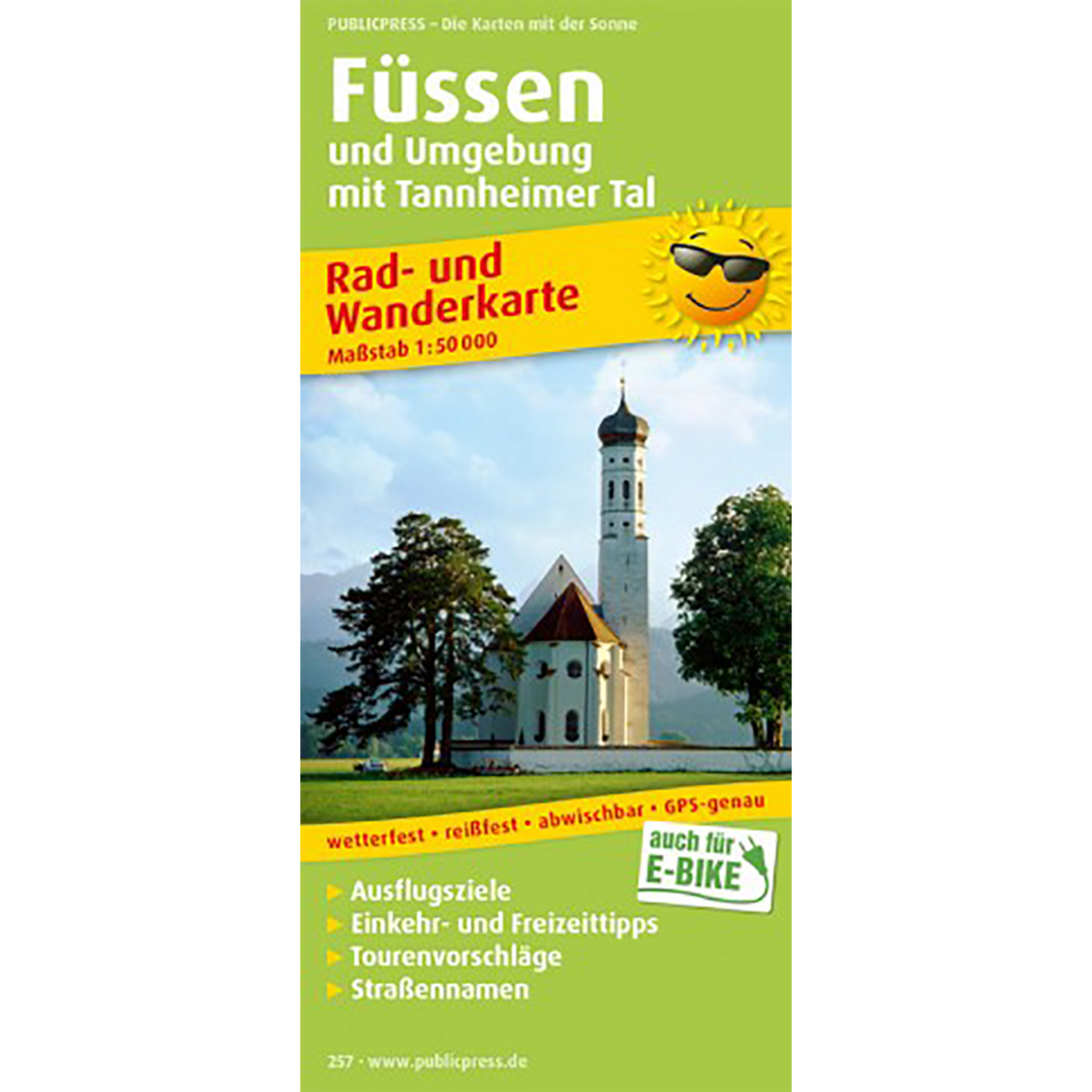 PublicPress RWK 257 Füssen und Umgebung Topografische Karten