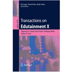 Transactions on Edutainment X, Fachbücher