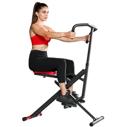SPORTNOW Total Power Body Crunch mit verstellbarem Sitz klappbar Kompakt Multifunktional
