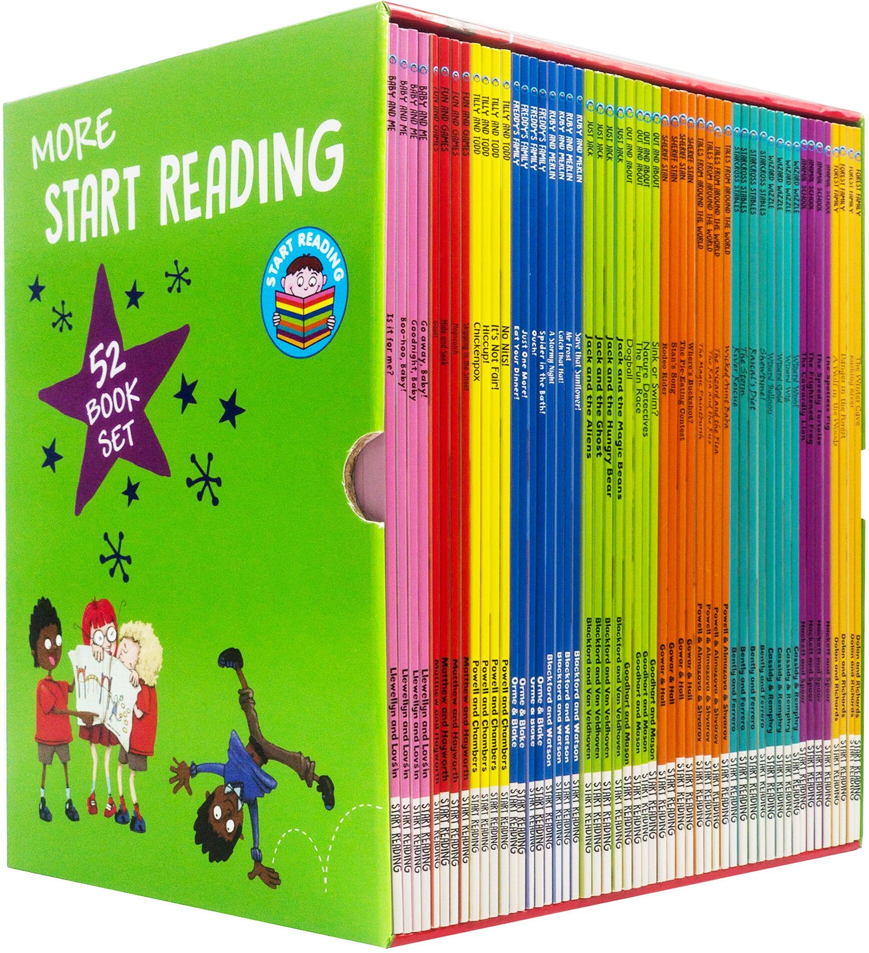 Wayland ltd More Start Reading Series 52 Books Collection Set – Early Reader Stories Collection for Kids