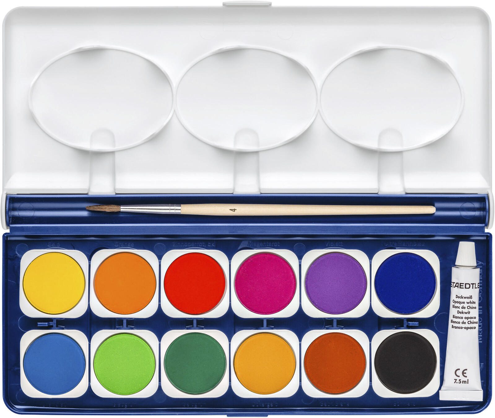 STAEDTLER Wasserfarbkasten 12 Farben 888 NC12