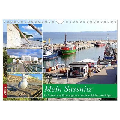 Mein Sassnitz - Hafenstadt und Erholungsort an der Kreideküste von Rügen (Wandkalender 2027 DIN A4 quer), CALVENDO Monatskalender