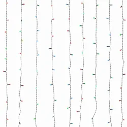 WellHome - Vorhang-Lichterset mit 400 RGB-LED-Lichtern mit 20 Strings Fernbedienung