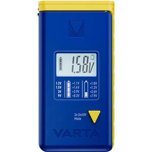 Varta Batterietester LCD, für Rund- und Knopfzellen, LC-Display