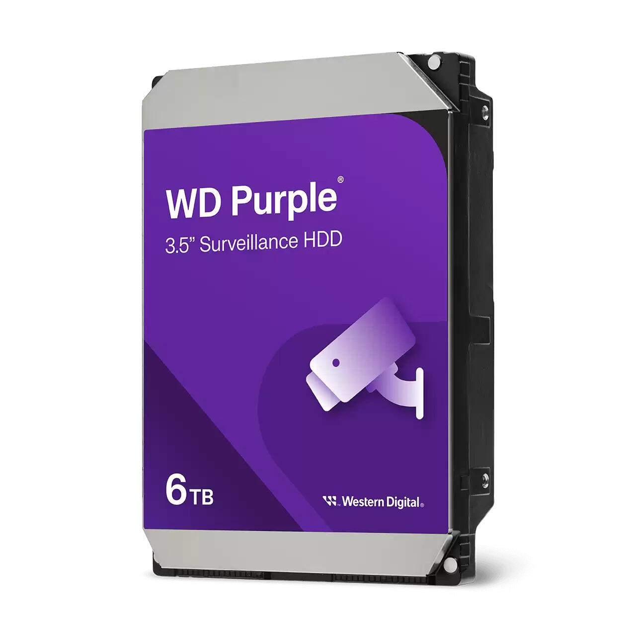 Western Digital WD Purple Surveillance Festplatte - 6 TB WD64PURZ