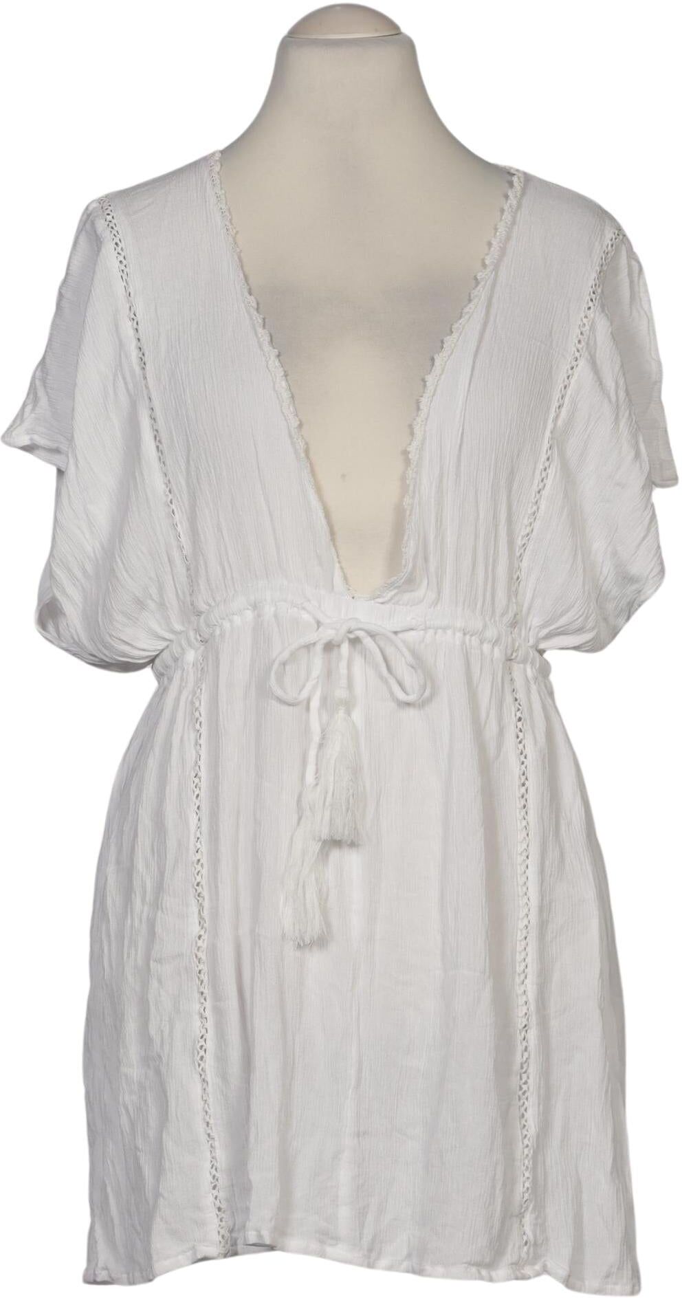 O Neill Damen Kleid, Weiß, Gr. L, Viskose - Second Hand