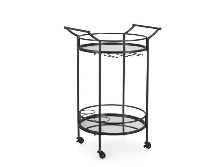 Feeling4Home Servierwagen Isaac aus Metall Rund