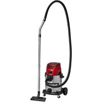TE-VC 36/25 Li S-Solo (2x 18Volt), Nass-/Trockensauger rot/edelstahl, ohne Akku und Ladegerät
