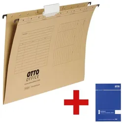 OTTO Office Hängemappen inkl. Briefblock braun