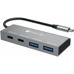 HP 125 G2 - Keyboard - 100% - (USB-C, 4 Ports), Dockingstation + USB Hub, Silber