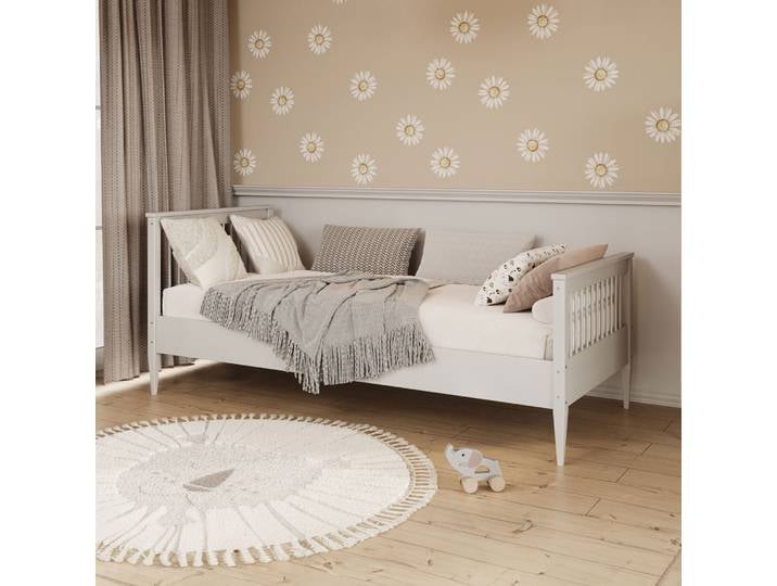 Lit 90x200 Sommier Inclus Emilia Blanc