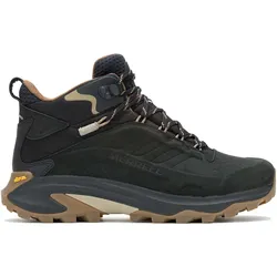Herren, Wanderschuhe, Buty turystyczne Merrell Moab Speed 2 LTR Mid WP - black (43.5), Schwarz