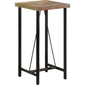 vidaXL Bartisch 356372, braun, Altholz, (B/H/T) 50 x 107 x 50cm