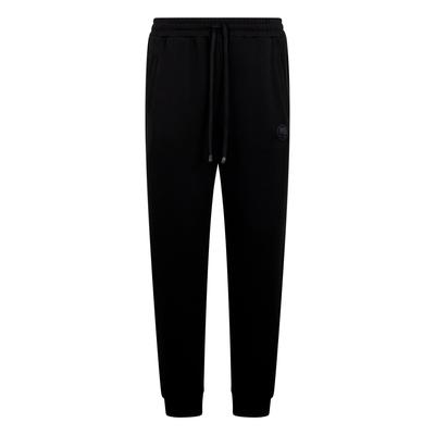 Jogginghose PLEIN SPORT "Tiger", Herren, Gr. S, US-Größen, schwarz (02, schwarz), Obermaterial: 82% Baumwolle, 18% Polyester, Hosen Jogginghose