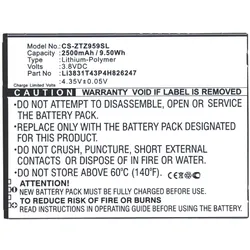 AGI 57818 - Akku - ZTE - Li3831T43P4H826247 - Schwarz - Weiss - Lithium Polymer (LiPo, Smartphone Akku