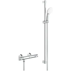 Grohe, Duschsystem, Thermostat-Brausebatterie Grohtherm 500 34797 1 mit Brausegarnitur 900mm chrom