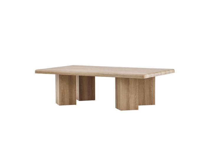 Furnlux Couchtisch Lillehammer Beige 80x140x40 cm, 80x40x140 cm, Wohnzimmer, Wohnzimmertische, Couchtische