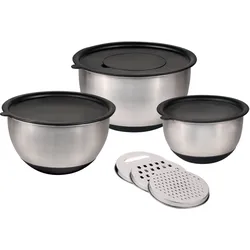 Kesper Rührschüssel, 3 Set, inkl. 3 Reiben