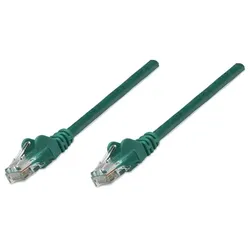 Intellinet Netzwerkkabel, Cat6, U/UTP, CCA, Cat6-kompatibel, RJ45-Stecker/RJ45-Stecker, 0,5 m, grün
